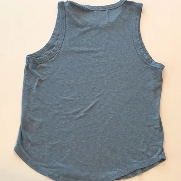Sol Angeles Womens  Eco Slub Tank, Blue - Picture 5 of 6